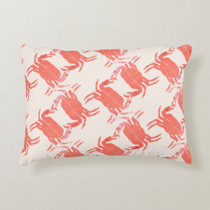 Coussins Décoratifs Motif de créature marine plage océan crabe