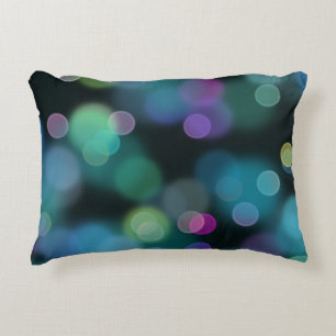 Coussins Décoratifs Motif de Crépuscule de Noël sur Bleu de Minuit