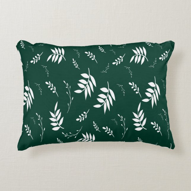 Coussins Décoratifs motif de feuille (Devant)