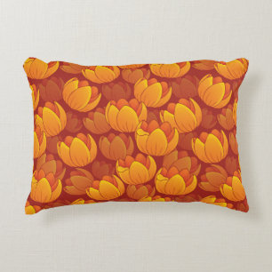 Coussins Décoratifs Motif de fleur d'or