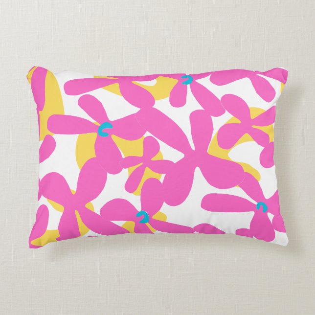 Coussins Décoratifs Motif de fleurs (Devant)