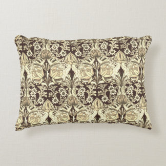 Coussins Décoratifs Motif de fleurs beige élégant vintage victorien