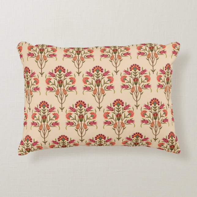 Coussins Décoratifs motif de fleurs mughless transparent (Devant)