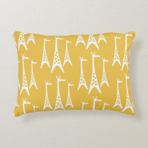 Coussins Décoratifs Motif de Giraffe moderne du milieu du siècle