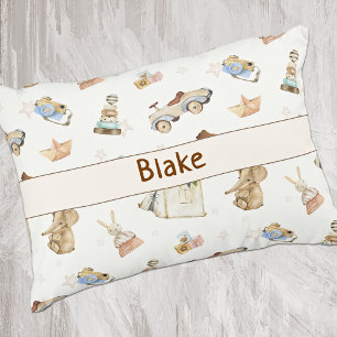 Coussins Décoratifs Motif de jouets vintage aquarelle Bohème