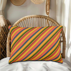 Coussins Décoratifs Motif de ligne coloré
