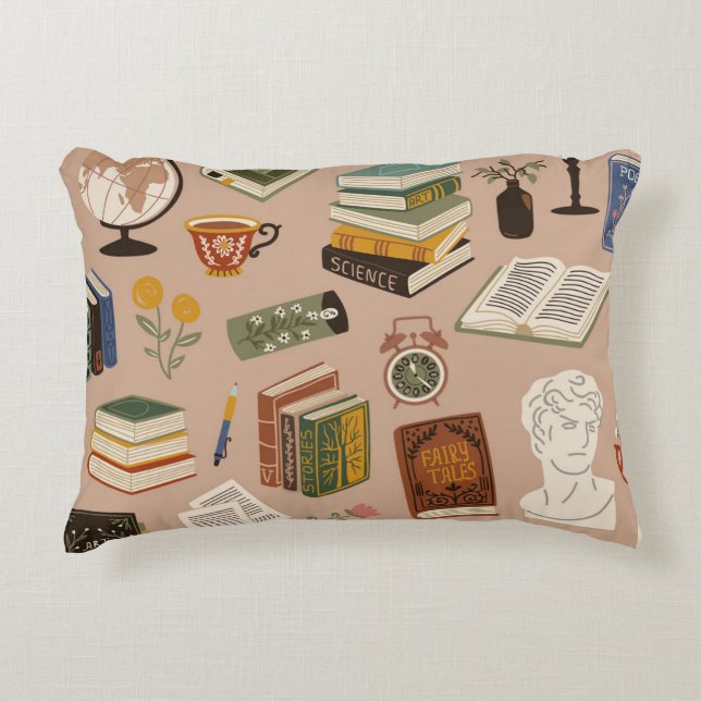 Coussins Décoratifs Motif de livre (Devant)