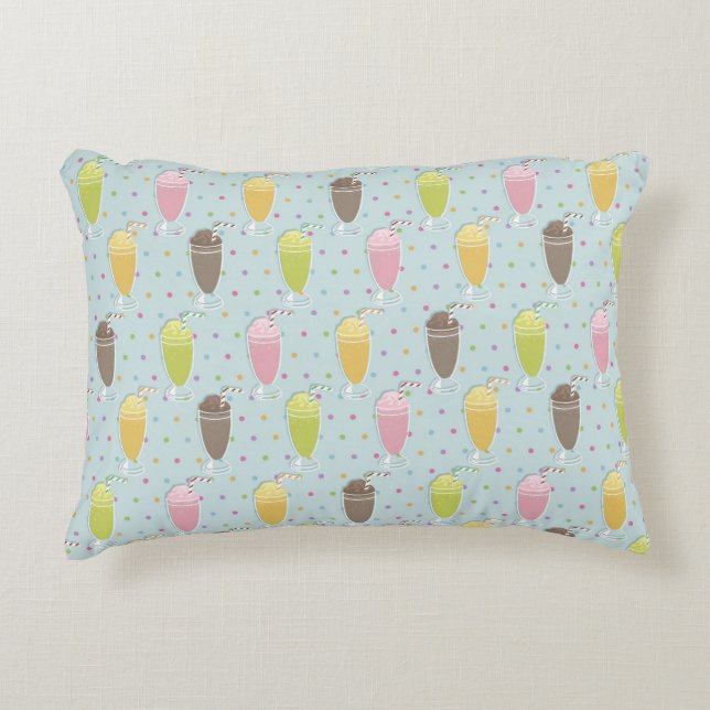 Coussins Décoratifs Motif de milkshake (Devant)