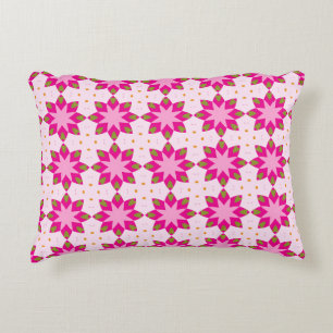 Coussins Décoratifs Motif de mosaïque à pétale rose