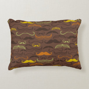 Coussins Décoratifs Motif de moustache, rétro style 5