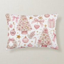 Motif de Noël rose élégant