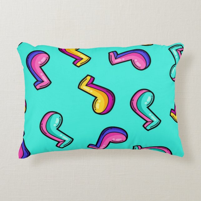 Coussins Décoratifs Motif de notes musicales (Devant)