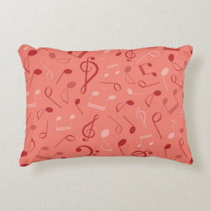 Coussins Décoratifs Motif de notes musicales