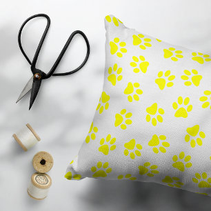 Coussins Décoratifs Motif De Pâtes, Patrouilles De Chien, Paws Jaunes