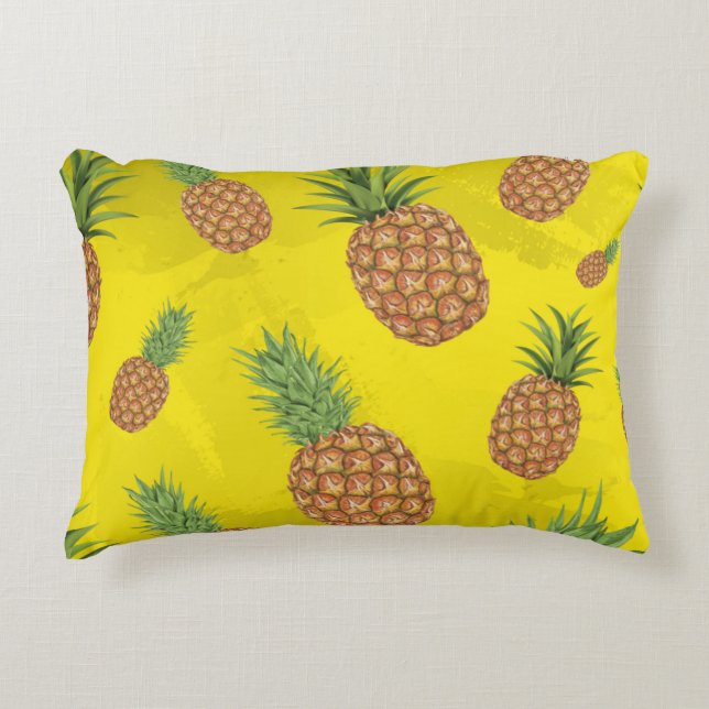 Coussins Décoratifs Motif de pomme de pin d'aquarelle 3 (Devant)