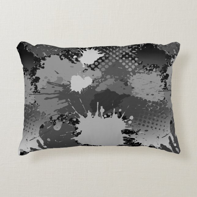 Coussins Décoratifs Motif de projection de peinture 2 (Devant)