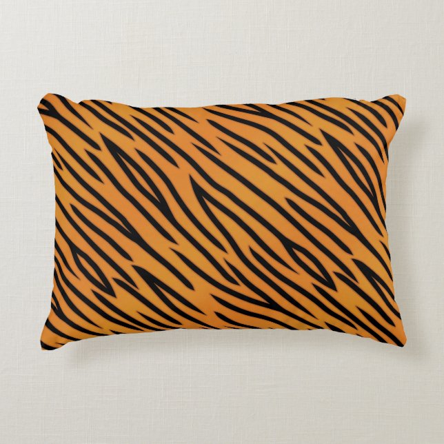Coussins Décoratifs Motif de rayure de tigre (Devant)