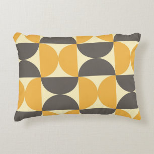 Coussins Décoratifs Motif de style moderne et géométrique du milieu du