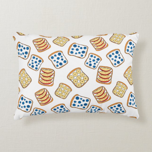 Coussins Décoratifs Motif de toast (Devant)