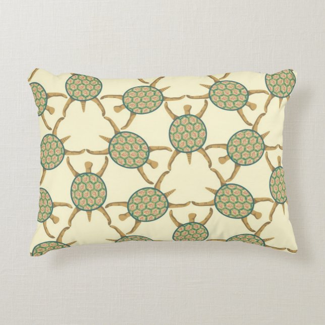 Coussins Décoratifs Motif de tortue (Devant)