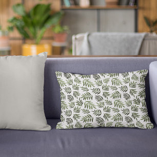 Coussins Décoratifs Motif des branches vertes aquarelle