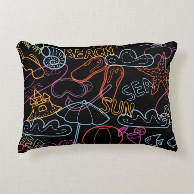 Coussins Décoratifs Motif d'été (Devant)