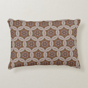 Coussins Décoratifs Motif d'étoile géométrique complexe dans des tons