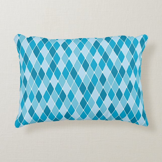 Coussins Décoratifs Motif d'hiver de harlequin (Devant)