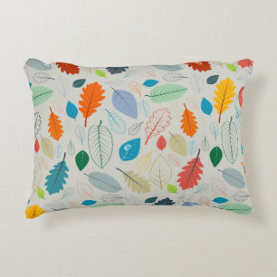 Coussins Décoratifs Motif d'illustration Feuilles d'automne vintage