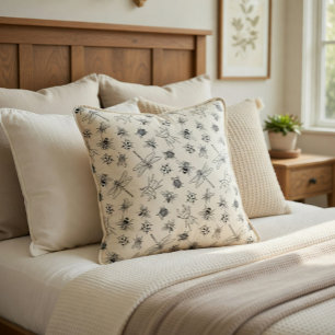 Coussins Décoratifs Motif d'insectes de dessin animé dessinés à la mai