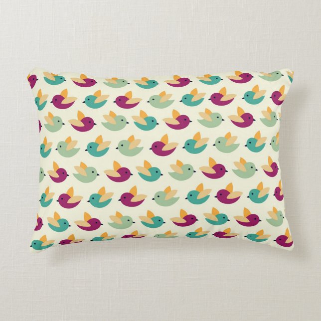 Coussins Décoratifs Motif d'oiseaux (Devant)