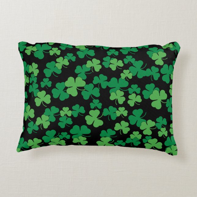 Coussins Décoratifs Motif du trèfle de Saint-Patricks (Dos)