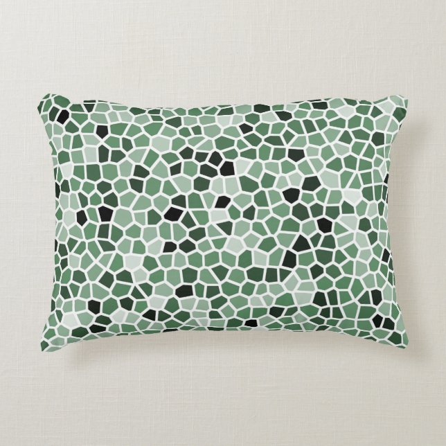 Coussins Décoratifs Motif en verre vert (Devant)