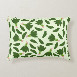 Coussins Décoratifs Motif Feuille Green Spinach