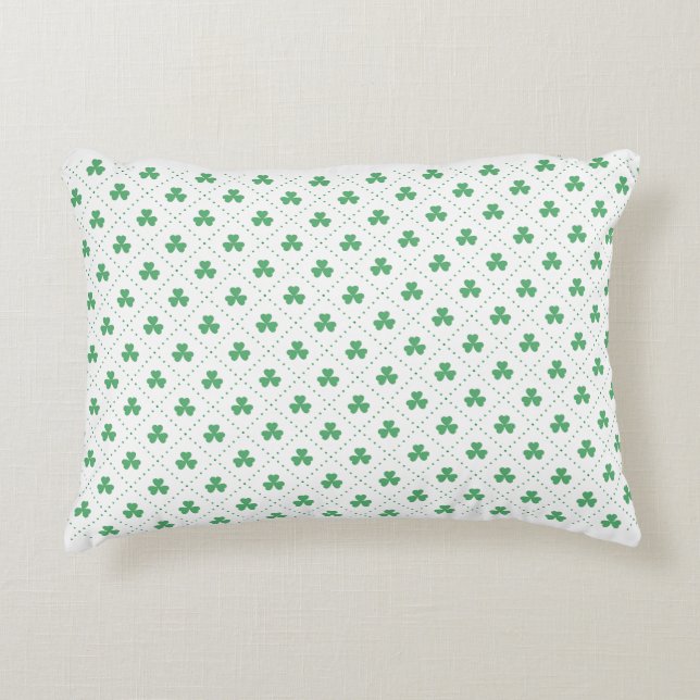 Coussins Décoratifs Motif Feuilles de Trèfle St. Patrick-53224 (Devant)