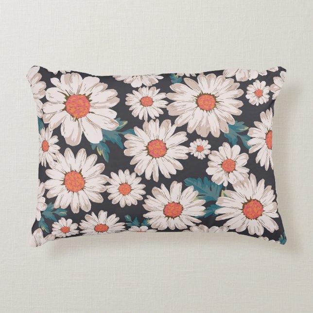 Coussins Décoratifs Motif Fleur Fleur Fleur Fleur Fleur Simples (Devant)