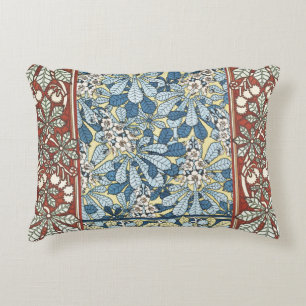 Coussins Décoratifs Motif floral Art nouveau vintage au marronnier