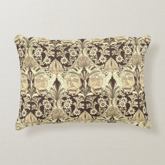 Coussins Décoratifs Motif floral beige élégant vintage victorien