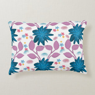 Coussins Décoratifs Motif floral coloré