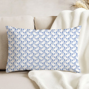 Coussins Décoratifs Motif floral de ferme moderne Bleu de barbeau