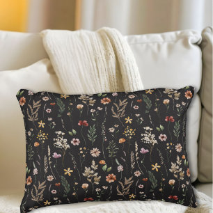 Coussins Décoratifs Motif floral de fleurs sauvages jolies aquarelle