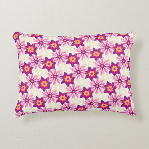 Coussins Décoratifs Motif floral décoratif rose violet Astra moderne