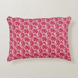 Coussins Décoratifs Motif floral rouge sans couture, répétition de fle