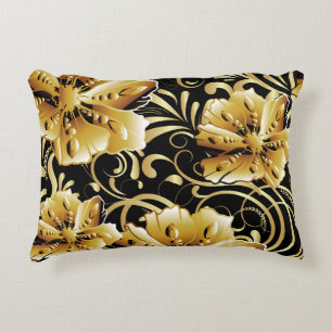 Coussins Décoratifs Motif floral sans soudure. Papier peint 3d fleuris