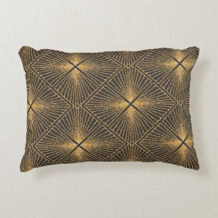 Coussins Décoratifs Motif géométrique Art Déco sans faille. Élégant fo