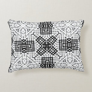 Coussins Décoratifs Motif géométrique blanc et noir