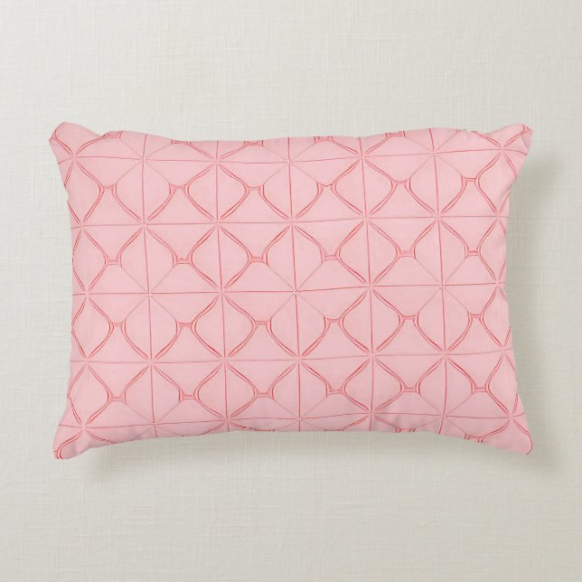 Coussins Décoratifs Motif géométrique rose avec Abstrait moderne (Devant)
