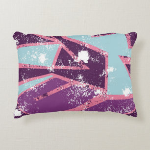 Coussins Décoratifs motif géométrique transparent Abstrait. banlieue 