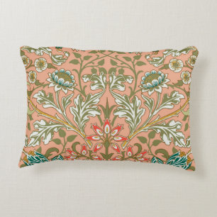 Coussins Décoratifs Motif Hyacinthe Rose Poussiéreuse de William Morri