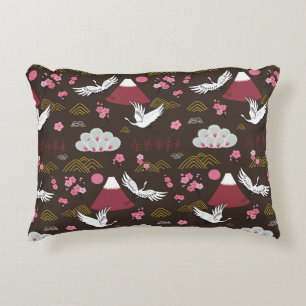 Coussins Décoratifs Motif japonais traditionnel sans couture avec